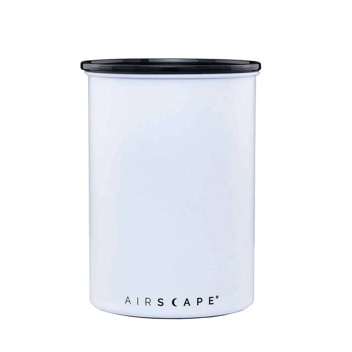 Airscape Classic 1 lb Airtight Coffee Canister - Matte White Coffee Storage Container for Freshness | Perfect for Kitchen Countertop & Pantry Organization