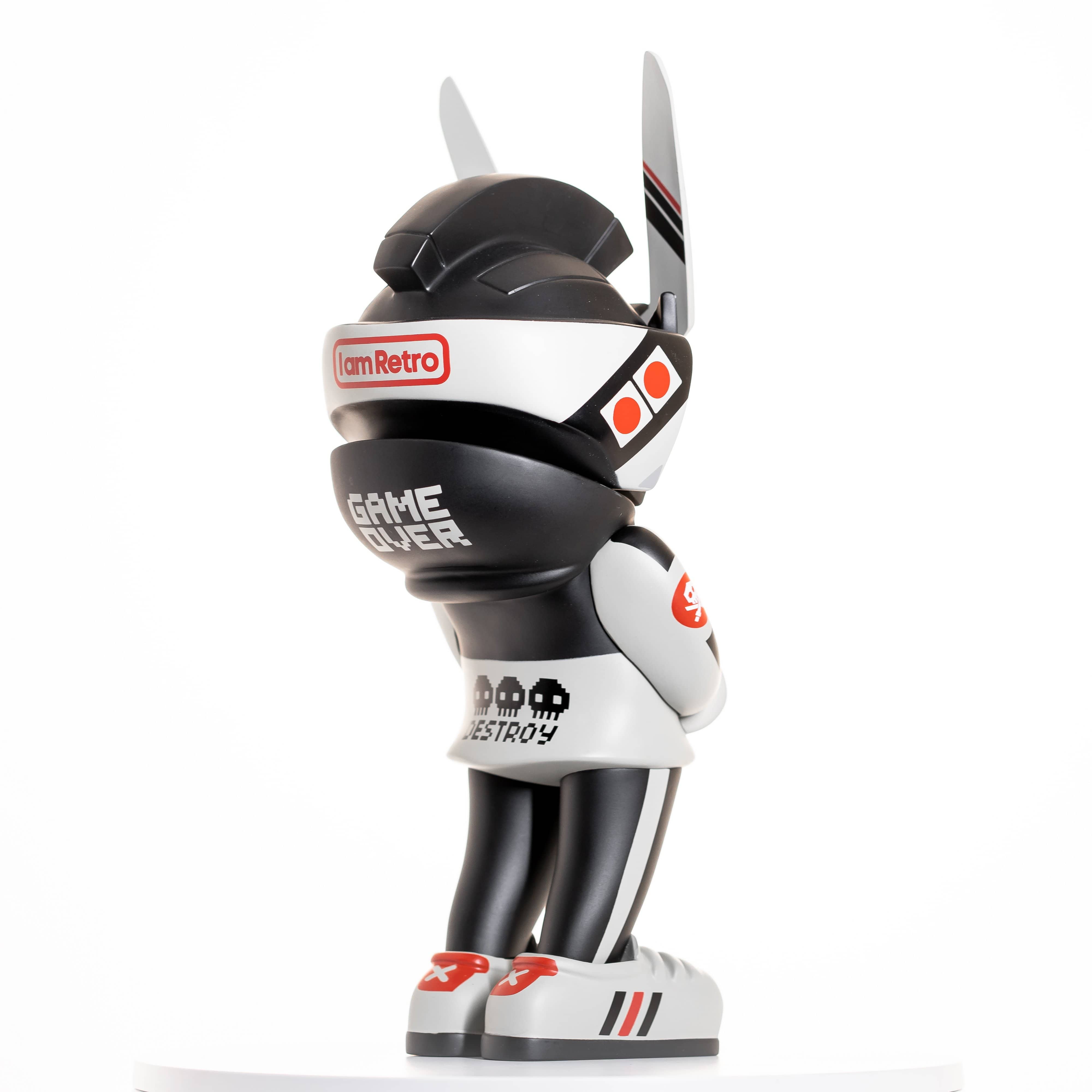 Retro Destroyer MEGA TEQ63 Action Figure - Limited Edition by Quiccs x Martian Toys x IamRetro - Collectible Vinyl Art Toy for Display & Home Decor