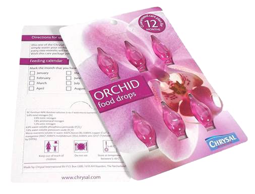 Premium Orchid Food Drops - Year Supply Concentrated Fertilizer for All Orchid Species | Indoor & Outdoor Plant Care | Perfect for Home Gardens, Office Decor & Florist Supplies