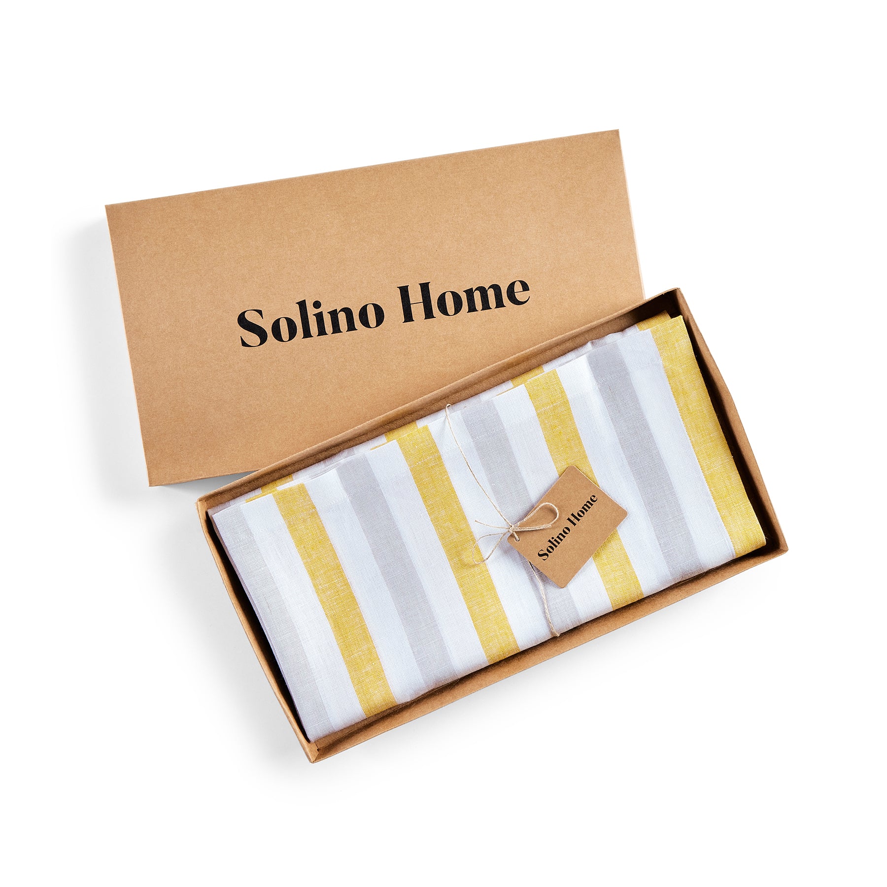 Sorrento Striped Tablecloth - Waterproof & Wrinkle-Free Table Cover for Dining Room, Kitchen, and Outdoor Picnics