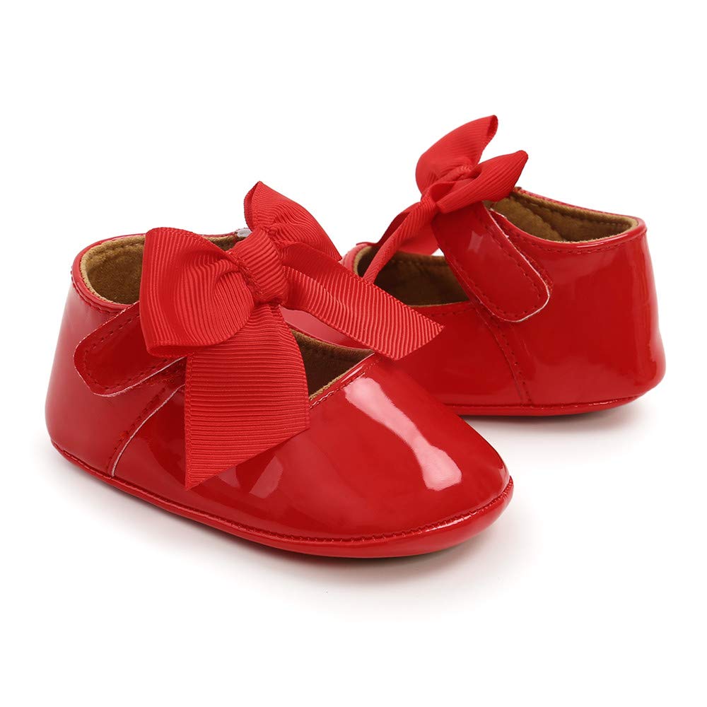 Baby Girl Shoes for Infant Toddler - Soft Sole Mary Jane Princess Walking Shoes - Prewalkers & Crib Shoes for Wedding Dress & Special Occasions - Perfect for First Steps, Parties, and Photo Shoots