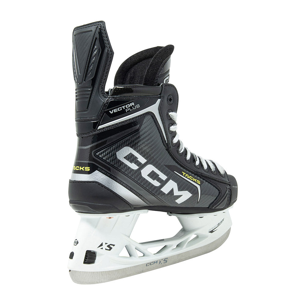 CCM Tacks Vector Plus 2024 Senior Ice Hockey Skates - Professional Performance Skates for Men & Women - Perfect for Competitive Games & Ice Rink Training