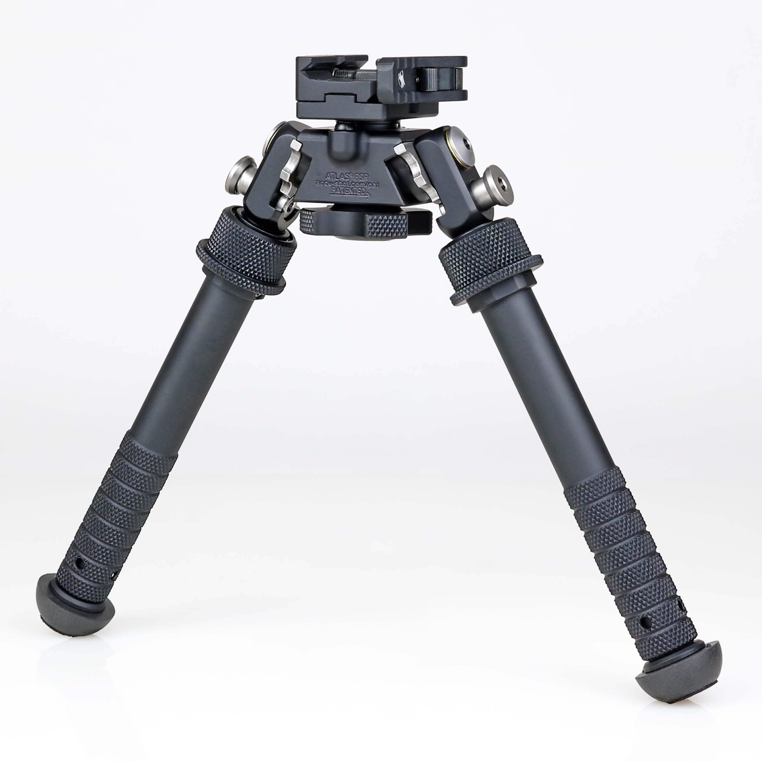 **Accu-Shot Atlas Bipod BT46-LW17 PSR with ADM 170-S Lever - USA Flag Patch & Jestik Microfiber Cleaning Cloth - Precision Shooting & Hunting Accessories**