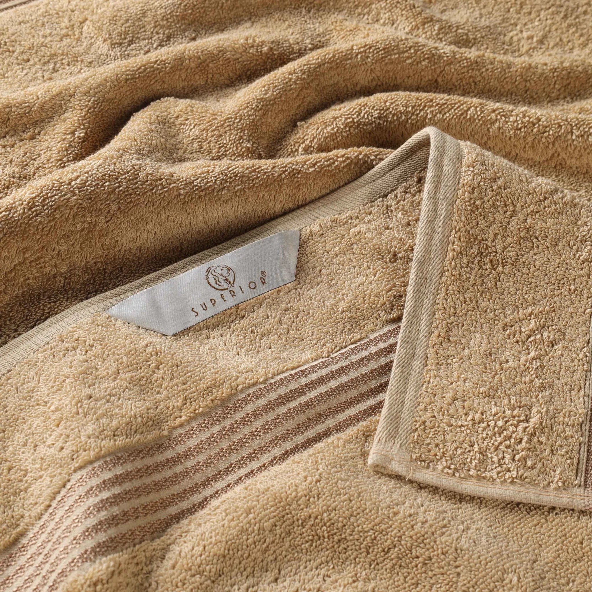 Premium Heritage Egyptian Cotton Bath Towel Set of 2 - Ultra Soft, Highly Absorbent & Quick Dry - Luxury Spa & Bathroom Essentials for Home & Hotel Use