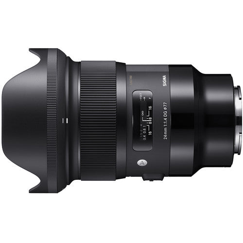 Sigma 24mm f/1.4 DG HSM Art Lens for Canon/Nikon/Sony - Ultra Wide Aperture Prime Lens for Low Light Photography, Landscape & Astrophotography