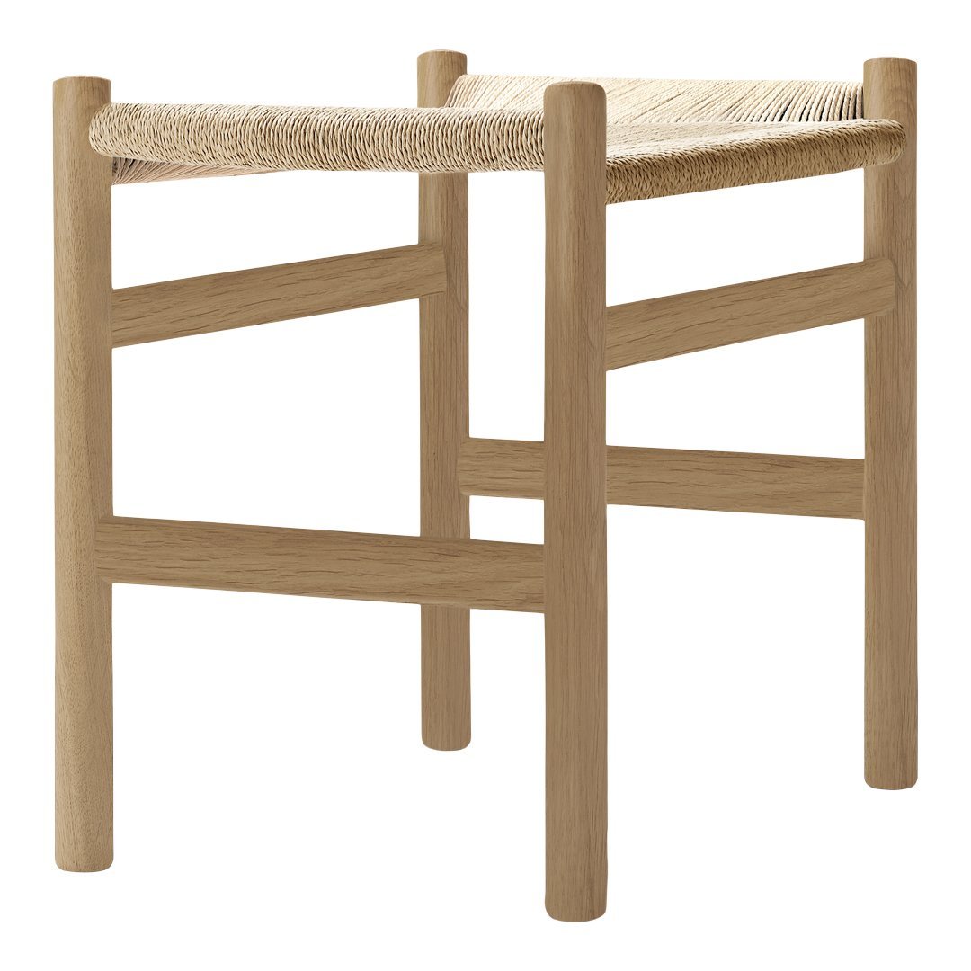 CH53 Stool by Hans J. Wegner - Modern Scandinavian Wooden Bar Stool for Kitchen, Dining & Lounge - Premium Danish Design Furniture for Home & Office