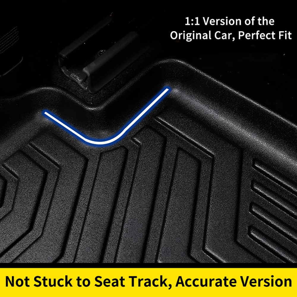 Premium All-Weather Car Floor Mats for Toyota Corolla 2020-2022 - Custom Fit, Heavy Duty Rubber, Anti-Slip, Odorless & Washable - Perfect for Daily Commute, Road Trips & Harsh Weather Protection (Black)