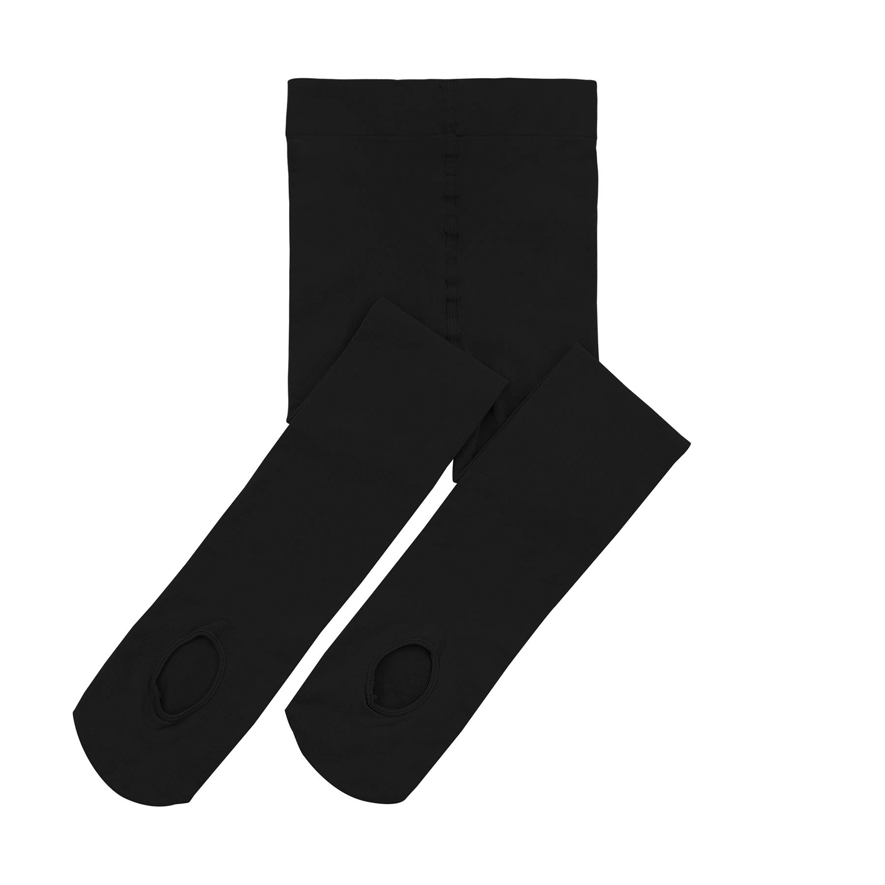 Zando Girls Ballet Dance Tights - Ultra Soft Convertible Ballet Tights for Kids & Students | Perfect for Ballet Class, Dance Practice & Performance