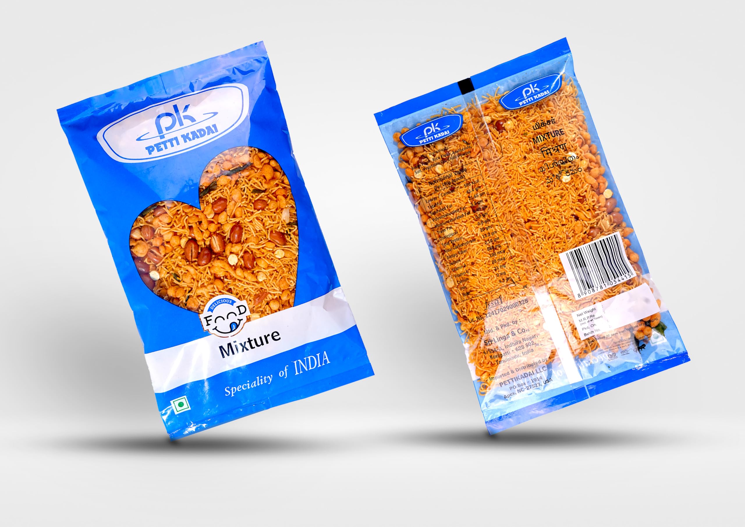 Pettikadai Special Mixture Pack of 2 | Authentic Indian Snacks | South Indian Spicy Mixture | Perfect for Parties, Movie Nights & Tea Time Snacking