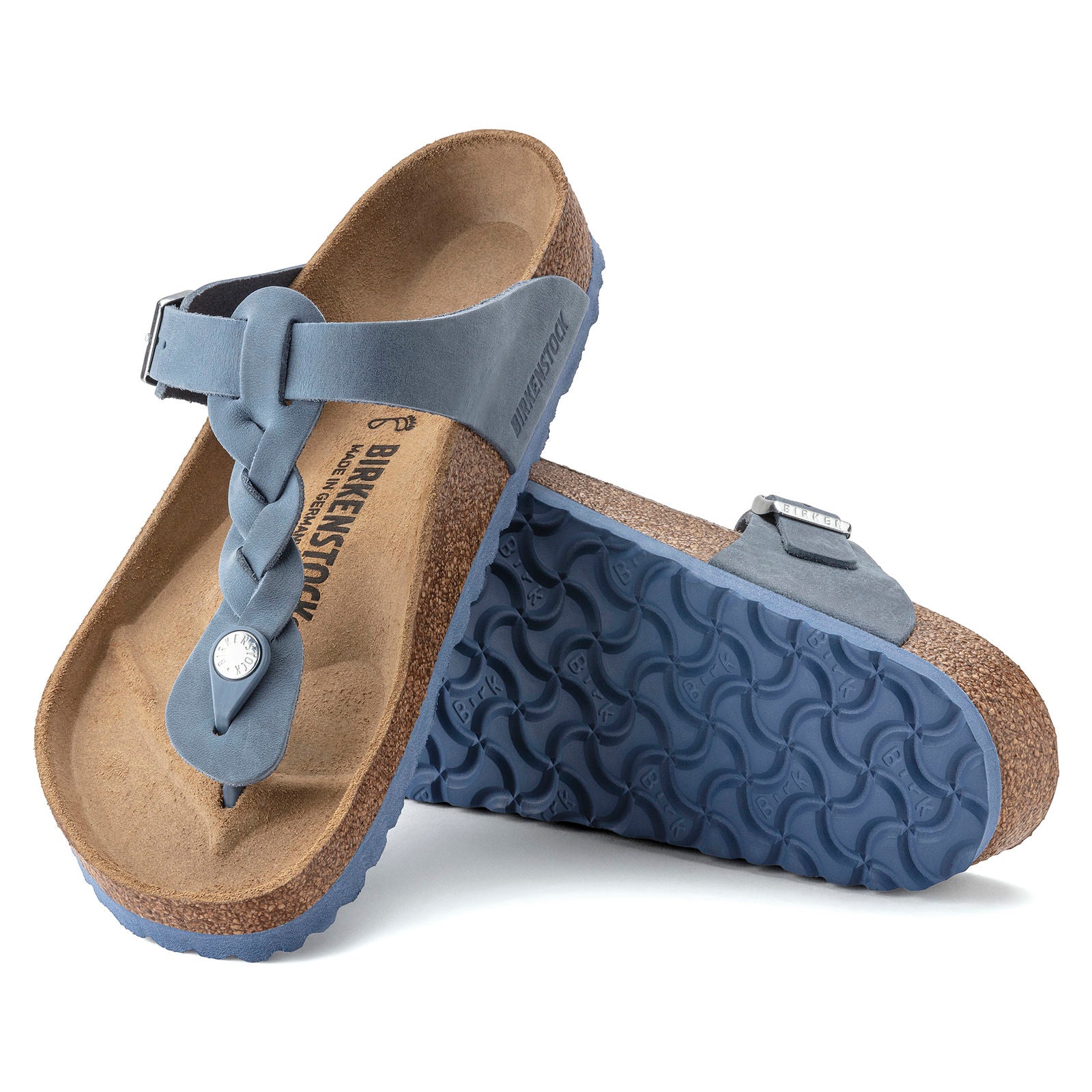 Birkenstock Gizeh Braid Sandals for Women - Comfortable Cork Footbed, Adjustable Straps | Perfect for Summer, Beach, and Casual Wear