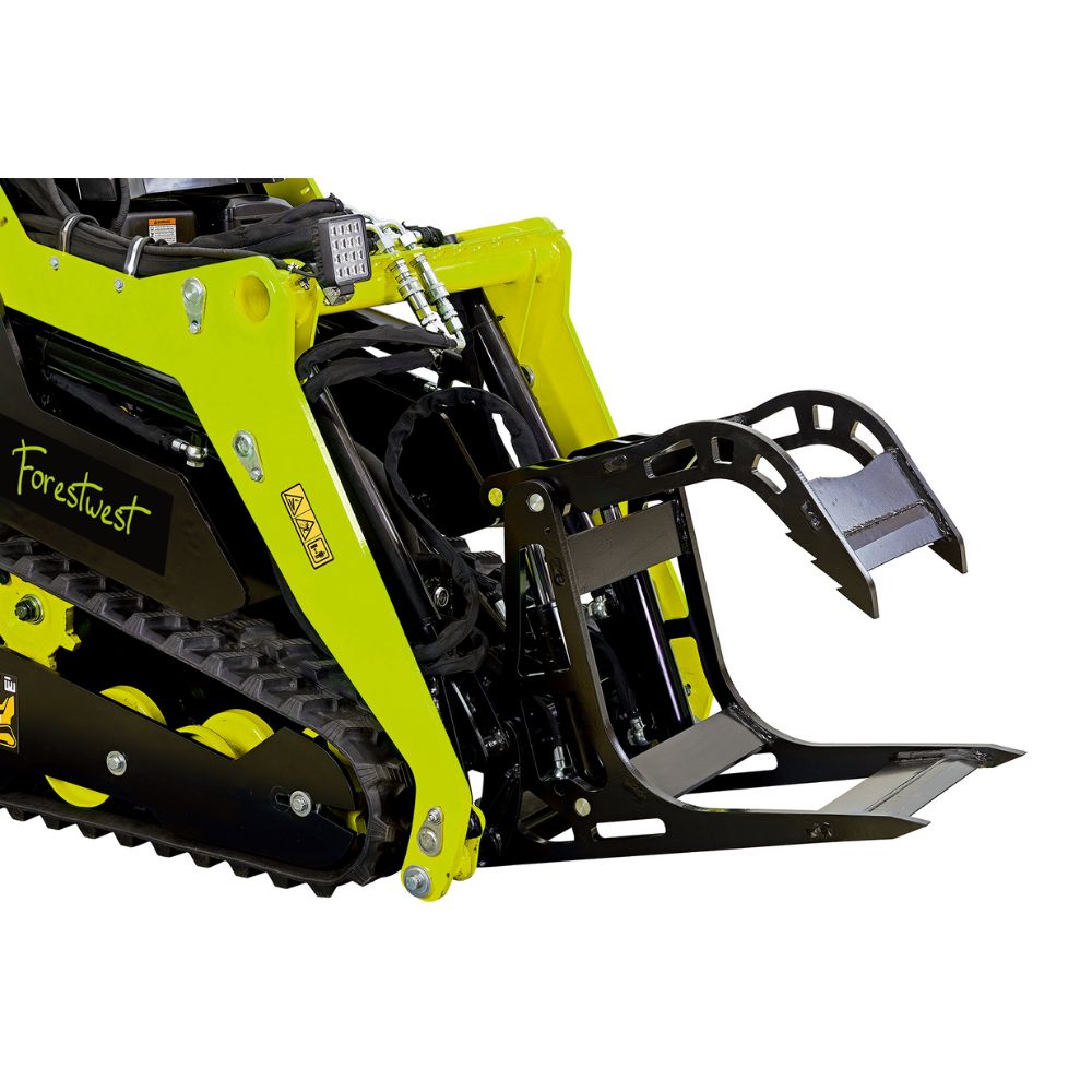 BM700 Log Grapple Attachment for Skid Steer Loader - Heavy Duty Forestry Clamp for Tree Logs, Brush & Debris - Perfect for Land Clearing, Firewood Processing & Farm Use