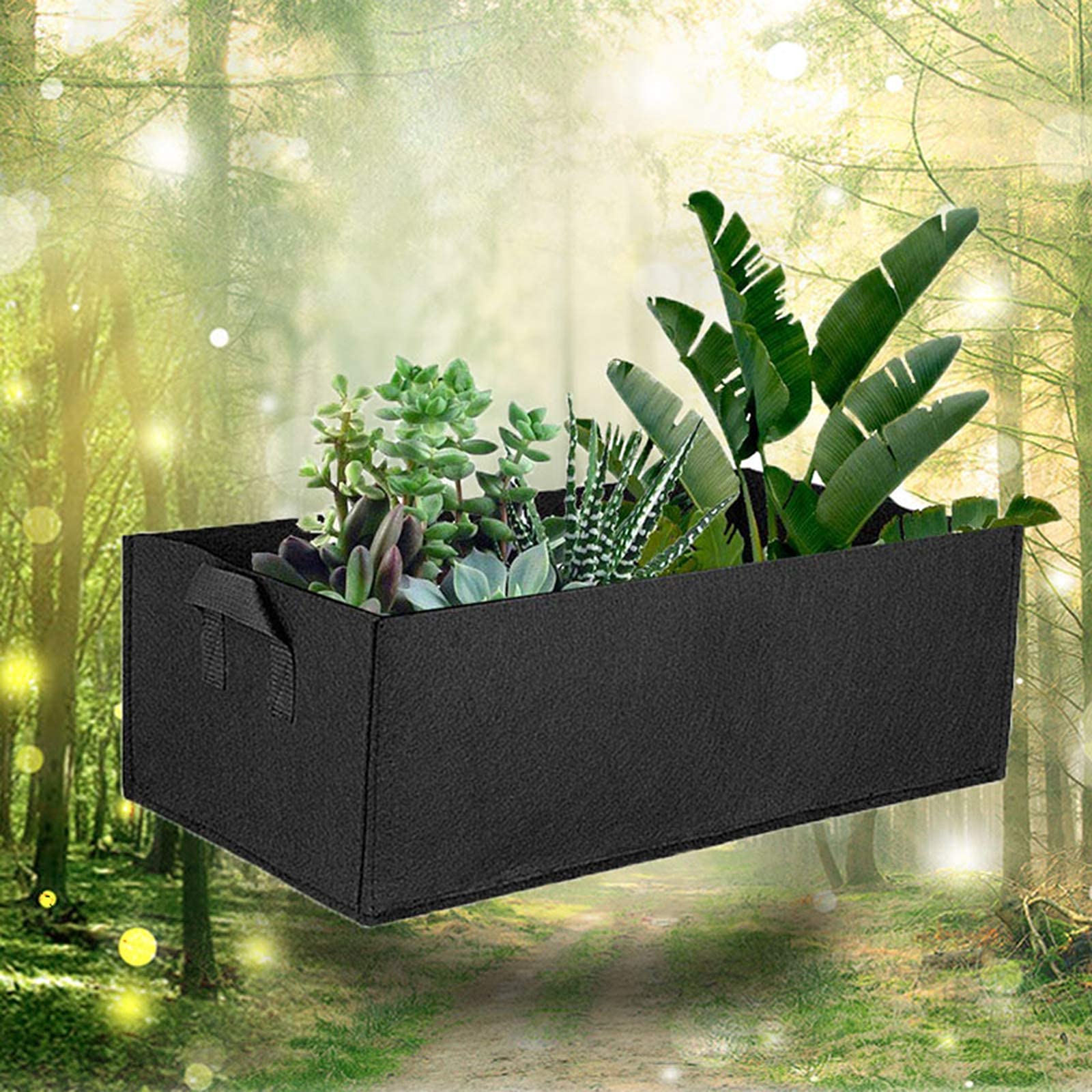 GWOKWAI 32 Gallon Heavy Duty Nonwoven Fabric Plant Grow Bags - Aeration Pots for Vegetables, Fruits, Flowers & Garden Planting | Indoor & Outdoor Gardening Containers