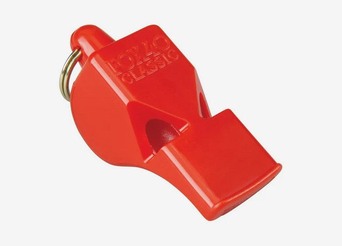 Fox 40 Classic Whistle with Lanyard - Loud Referee Whistle for Sports, Coaching, Lifeguards & Emergency Situations