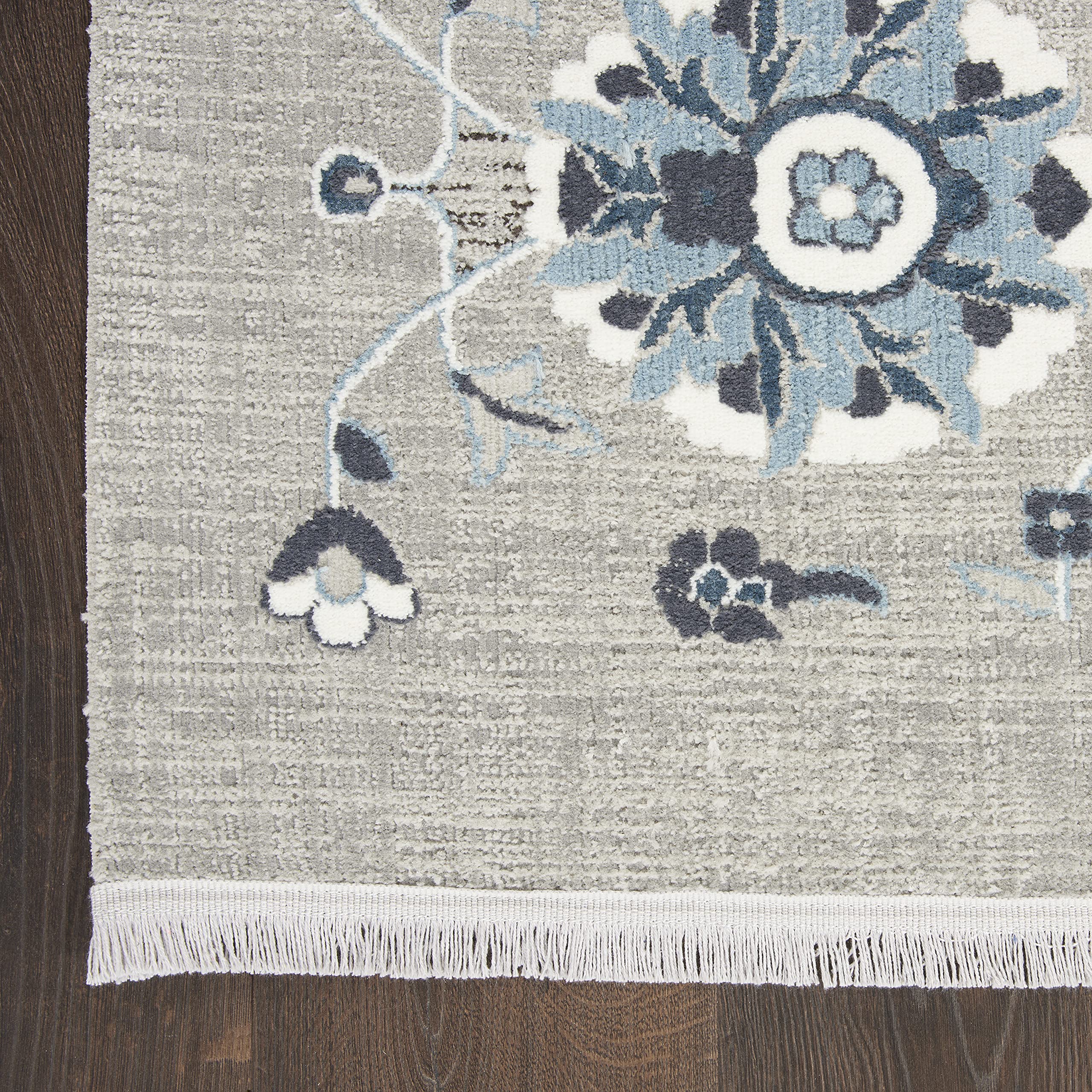 Nourison Lennox Grey/Blue 2'3