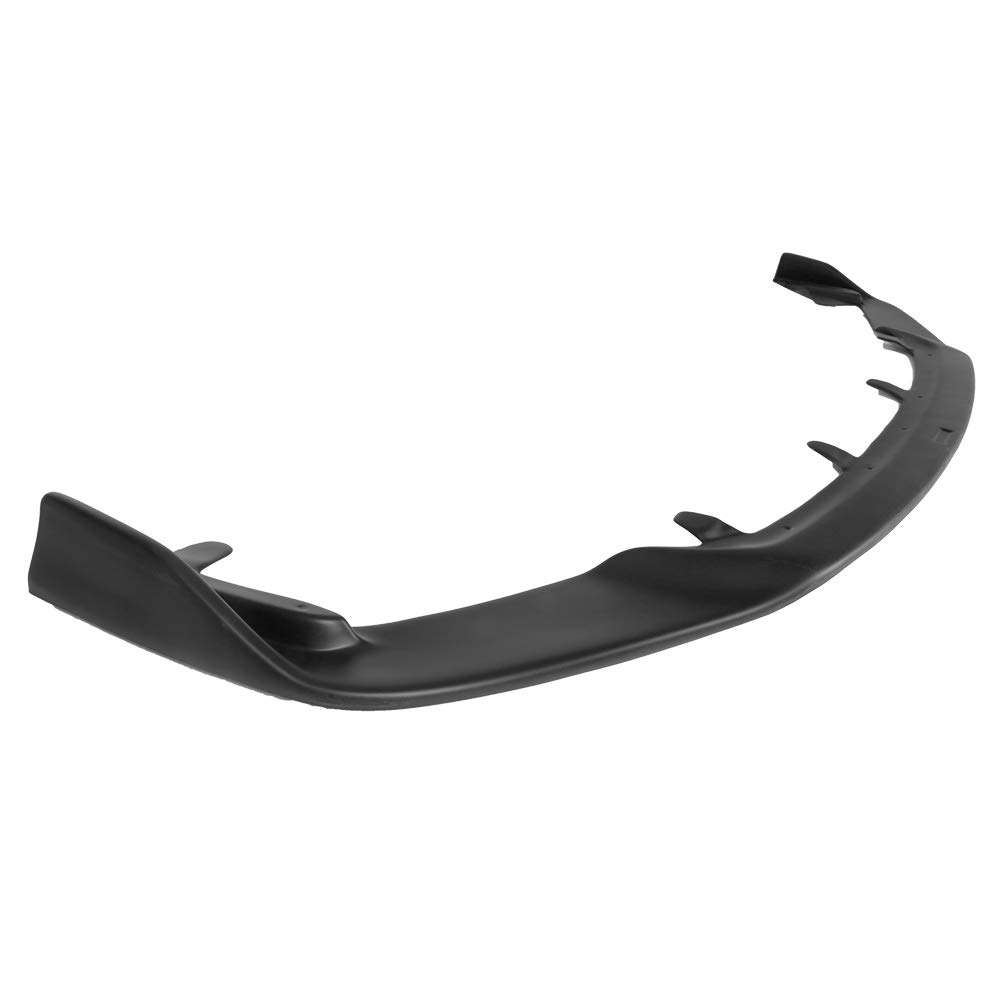 IKON MOTORSPORTS AR Style Front Bumper Lip for 2017-2020 Lexus IS - Unpainted Black PP Front Chin Spoiler Body Kit | Aggressive Styling Upgrade for Street & Show Cars
