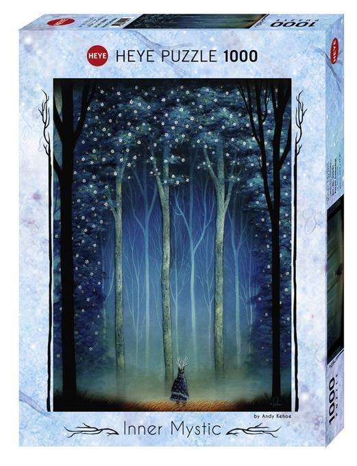 Heye 1000 Piece Jigsaw Puzzle - Inner Mystic Forest Cathedral Landscape Art Puzzle for Adults, Perfect for Relaxation, Stress Relief & Home Decor