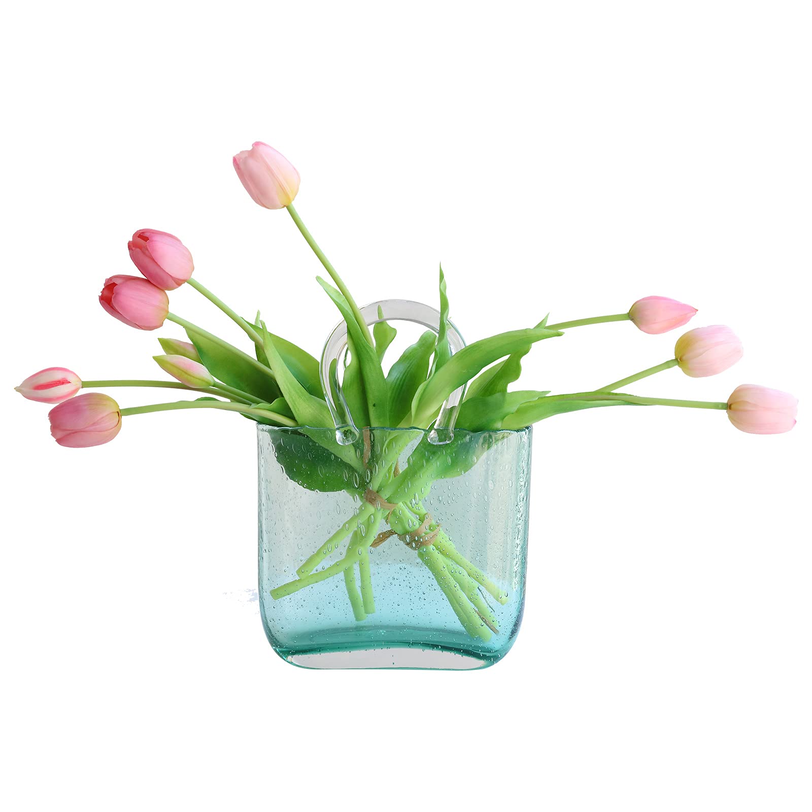 10pcs Real Touch Artificial Tulips Flowers - Soft Faux Latex Tulip Bouquet with Gift Box for Wedding, Party, Home & Room Decor (Light Purple) | Perfect for Centerpieces, Table Arrangements & DIY Floral Projects