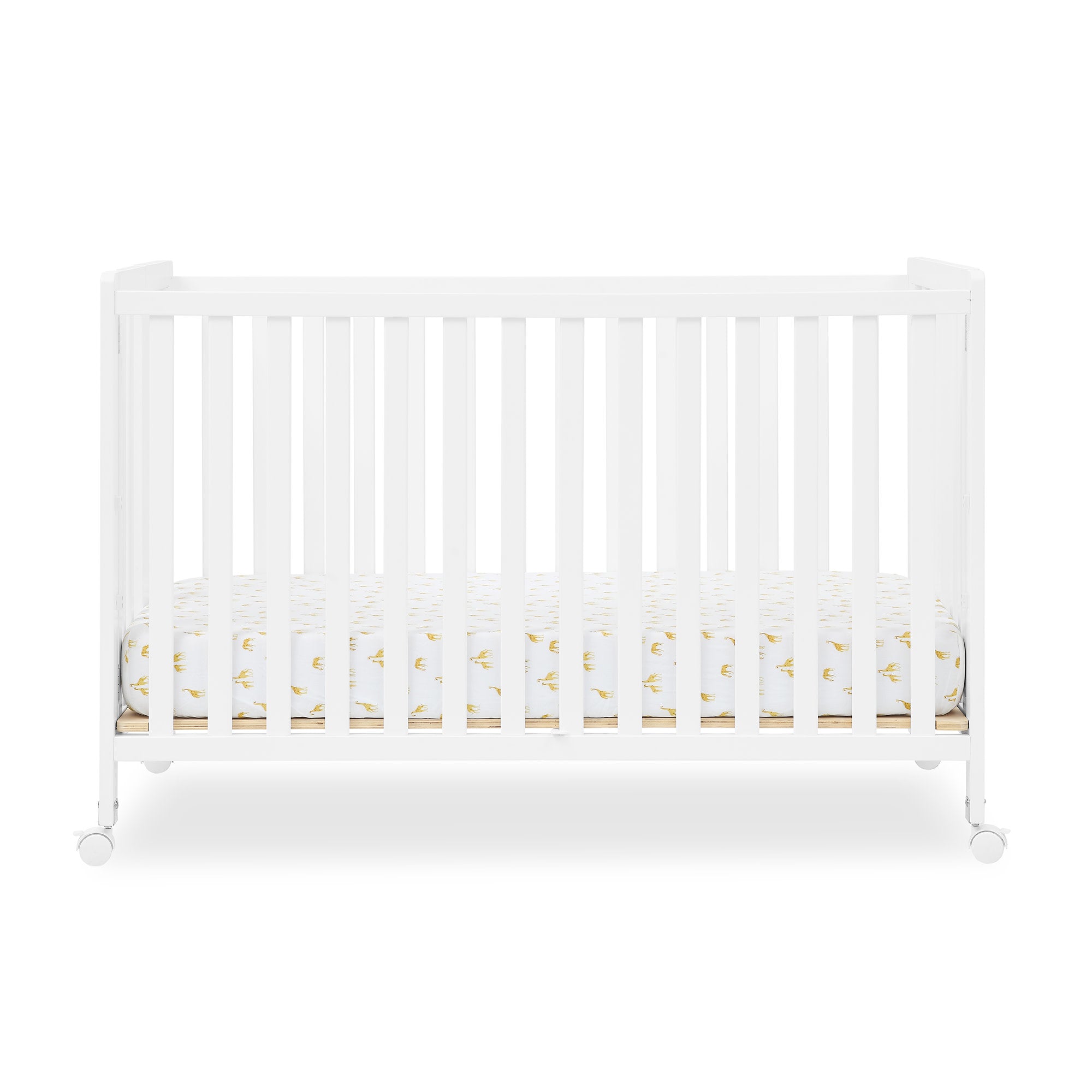 Aria Full Size Portable Folding Crib - Lightweight Travel Baby Bed for Home, Nursery & On-The-Go | Perfect for Newborns, Toddlers & Sleepovers