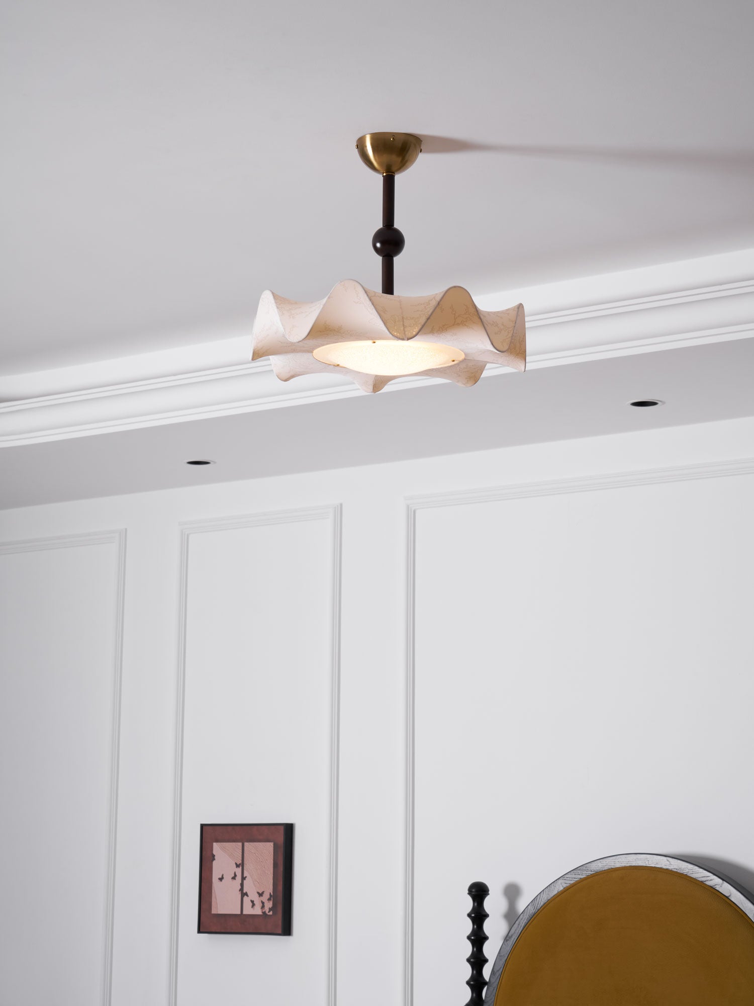 Bellara Modern Ceiling Light Fixture - Energy Efficient LED Flush Mount Lighting for Bedroom, Living Room & Kitchen - Dimmable Bright White Light for Home & Office Decor