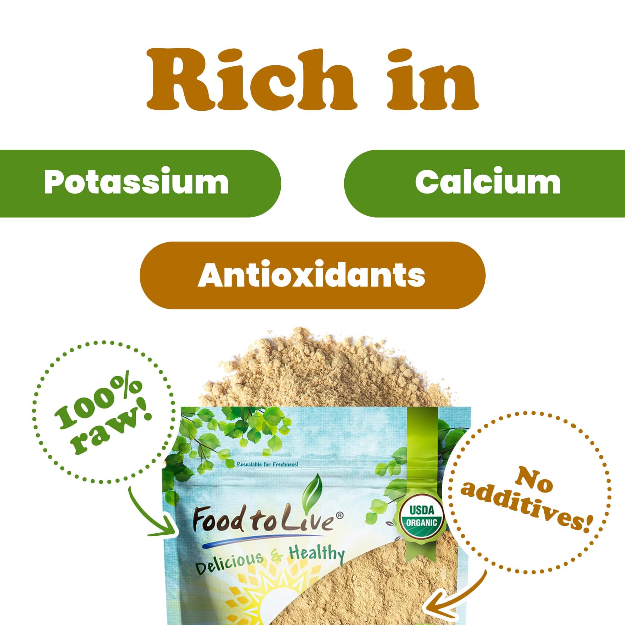Organic Yellow Maca Powder 4oz | Non-GMO, Kosher, Raw Ground Maca Root | Vegan Superfood for Smoothies, Baking & Energy Boosting