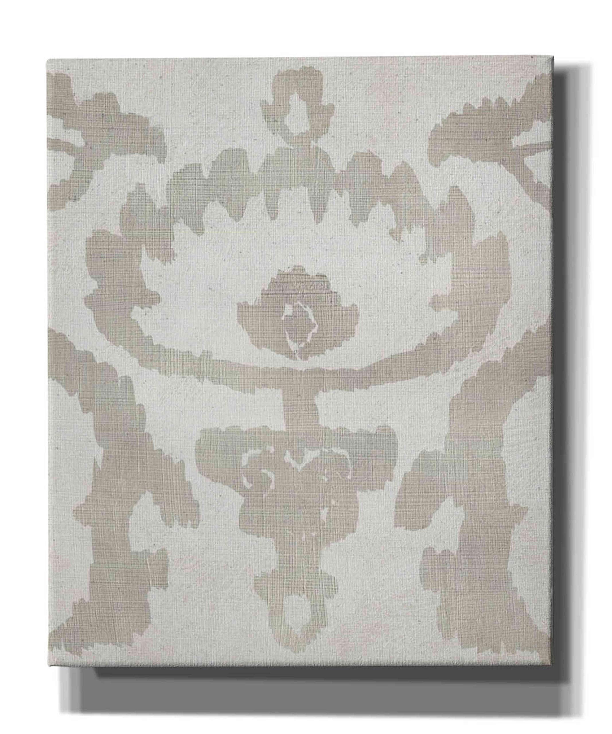Epic Graffiti 'Shadow Ikat VI' by Chariklia Zarris - Modern Canvas Wall Art 20x24 Inches - Perfect for Living Room, Bedroom & Office Decor
