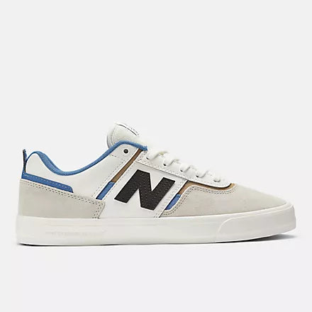 New Balance Numeric Jamie Foy 306 Skateboarding Shoes for Men - White/Grey Blue - Durable & Comfortable Sneakers for Street Skating & Casual Wear
