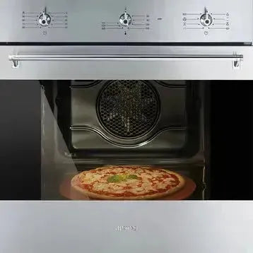 Smeg 60cm Classic Thermoseal Built-In Oven - Stainless Steel Electric Oven for Baking, Roasting & Cooking | Perfect for Kitchens, Restaurants & Home Chefs