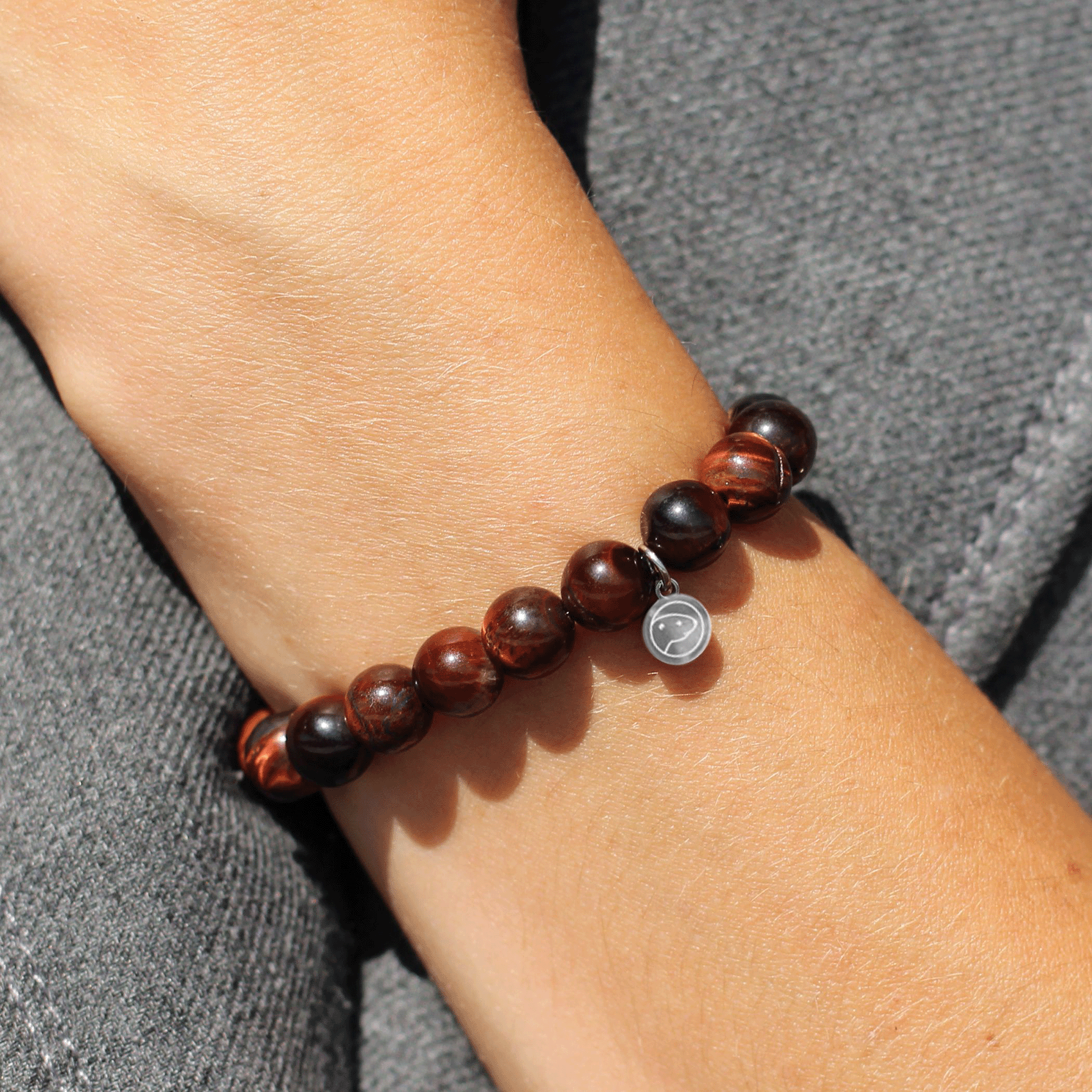 Red Tiger Eye Bracelet for Women & Men - Natural Stone Healing Crystal Jewelry for Protection & Good Luck - Perfect for Meditation, Yoga & Spiritual Gifts