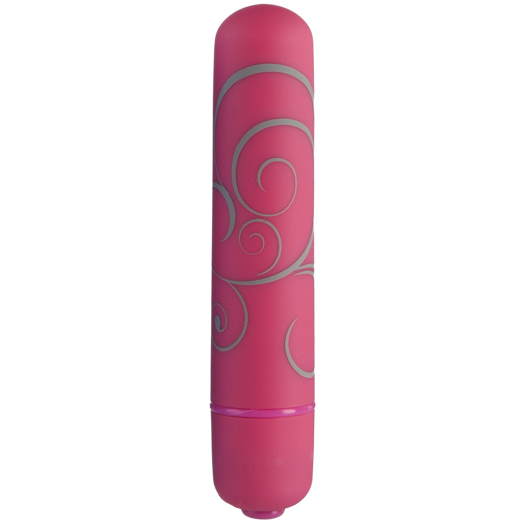 Doc Johnson Mood Powerful 7 Function Waterproof Bullet Vibrator - 3.4 Inch Whisper Quiet Personal Massager with Velvet Touch Finish - AA Battery Operated (Pink) - Perfect for Solo Play & Couples Intimacy