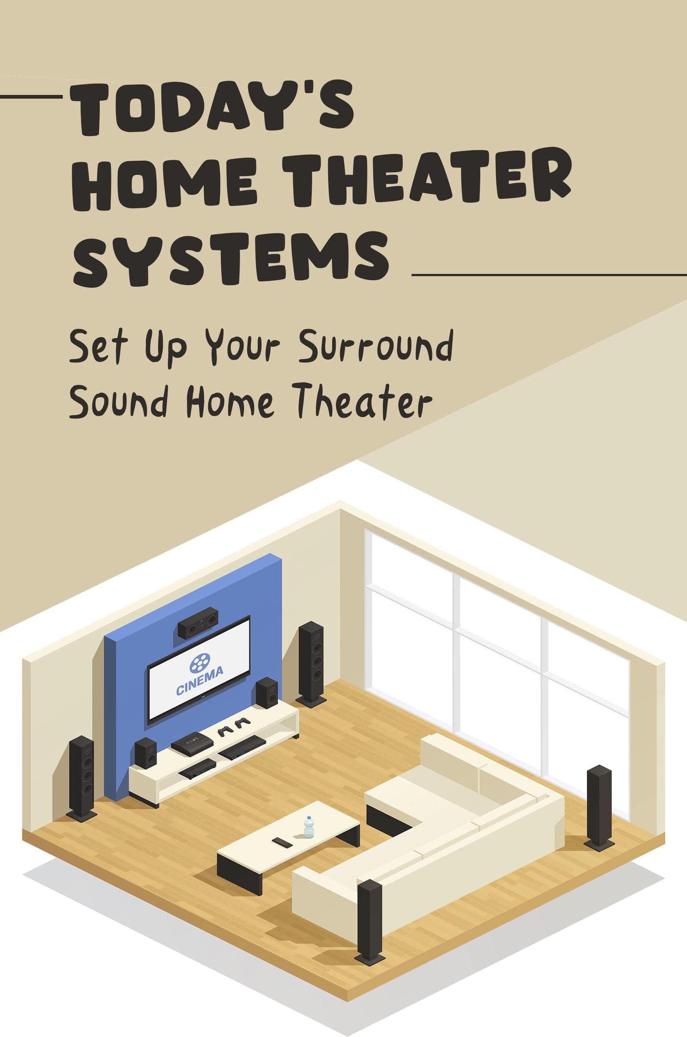 Best Home Theater Systems 2024 - Premium Surround Sound Speaker Set for Immersive Movie & Music Experience - Perfect for Living Room, Basement & Home Entertainment Setup
