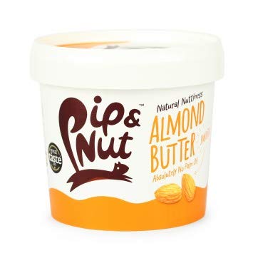 Organic Smooth Almond Butter 1kg (35.2 oz) - Unsweetened, No Salt Added, Non-GMO, Vegan - Perfect for Smoothies, Baking & Healthy Snacks