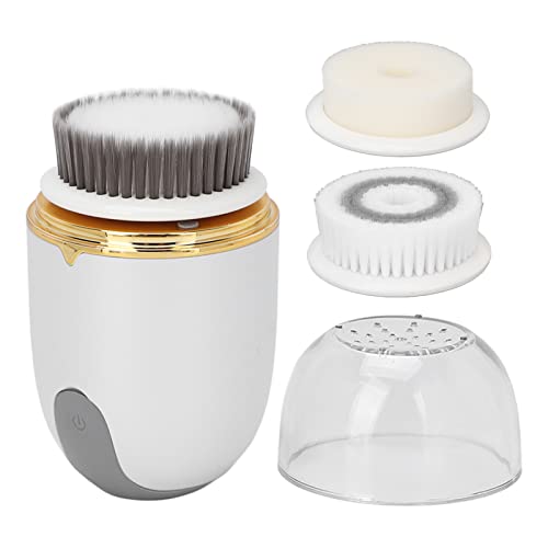 Electric Facial Cleansing Brush - 2 Speed Settings for Gentle Exfoliation & Deep Pore Cleaning | Waterproof Rechargeable Face Cleanser for Daily Skincare Routine | Perfect for Travel & Home Use