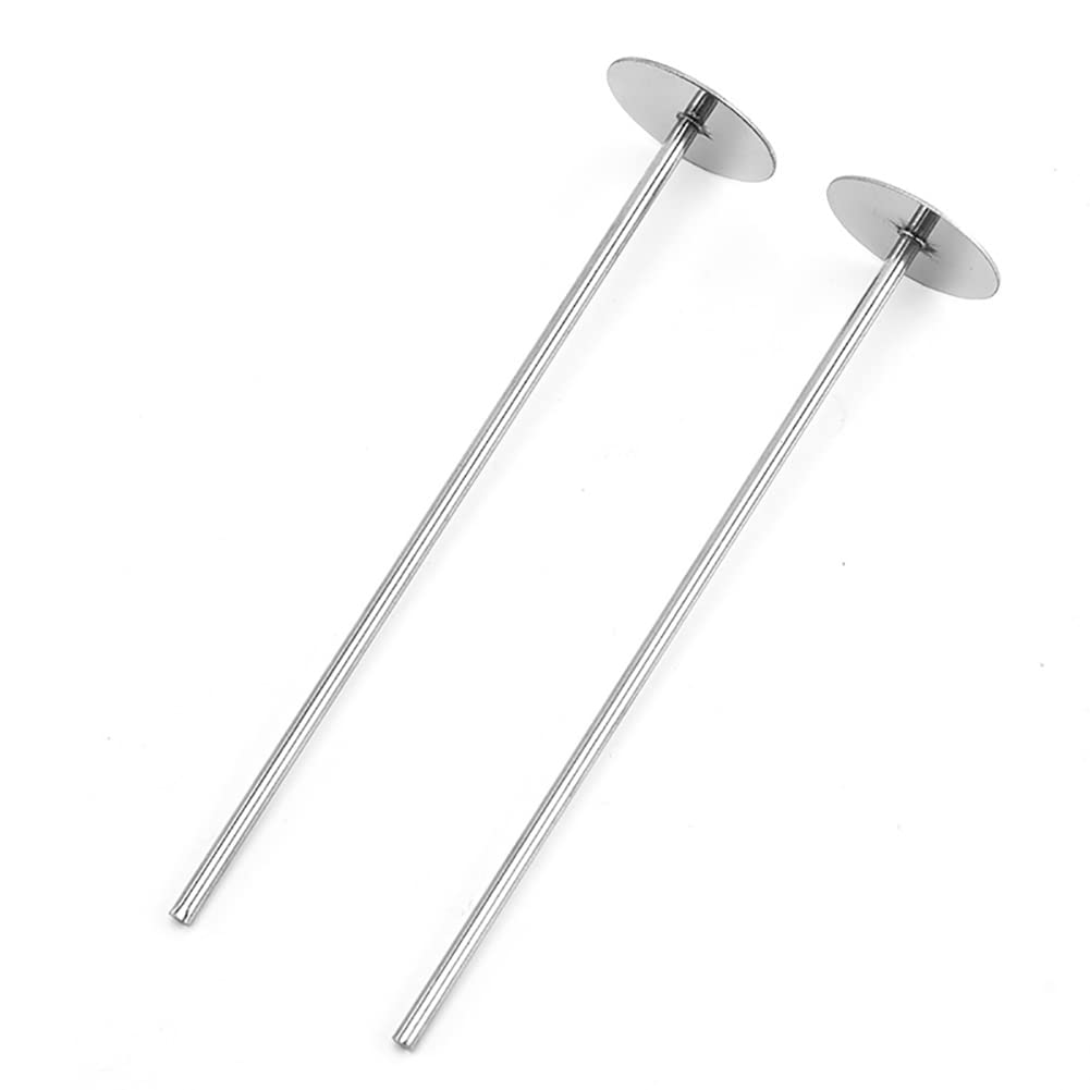 JIHUOO 4-Piece 5.5-Inch Stainless Steel Cake Heating Core Rods - Professional Baking Tools for Even Cake Baking & Decoration - Perfect for Wedding Cakes, Birthday Cakes & Pastry Making