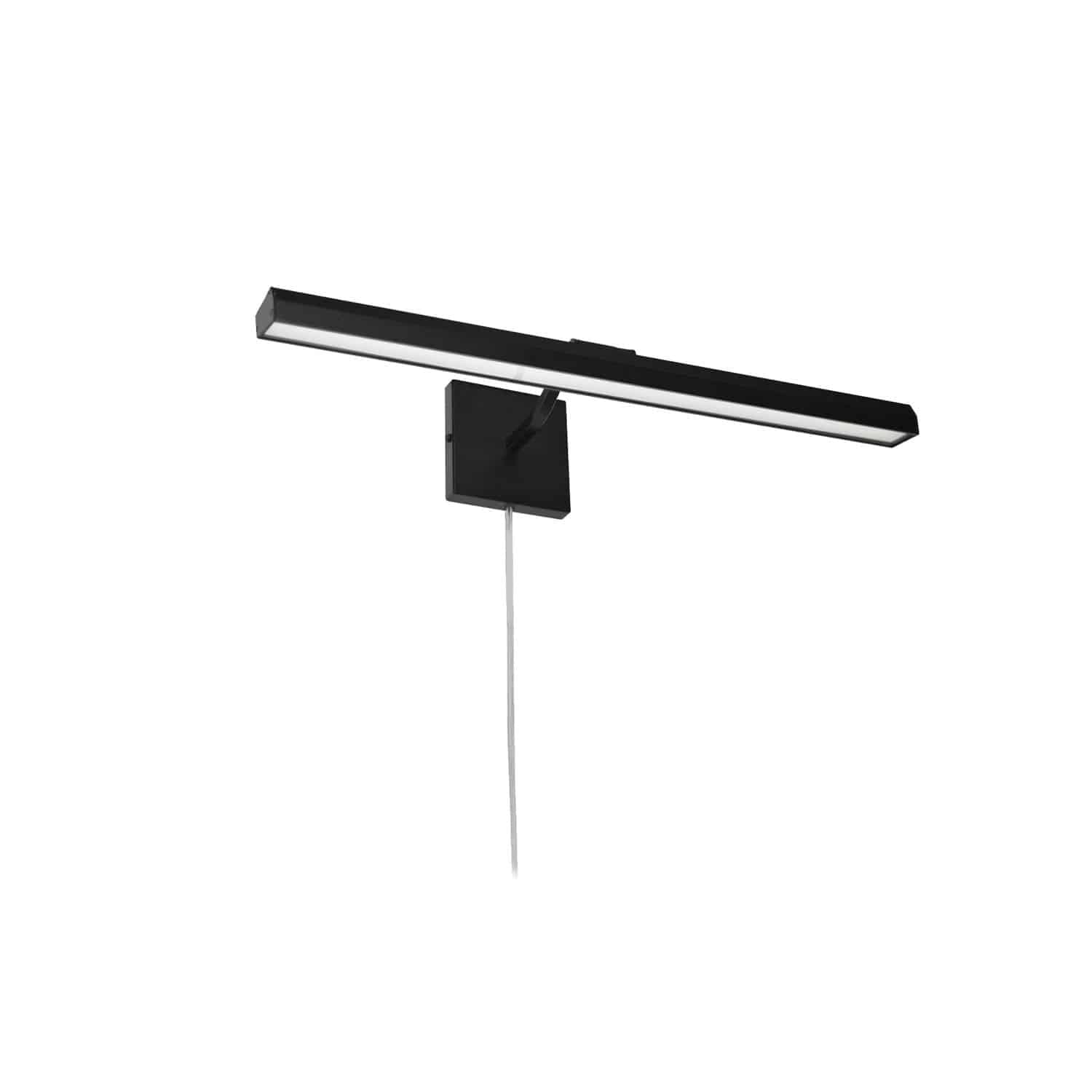 30W Matte Black Picture Light - LED Artwork Lighting for Paintings, Photos & Wall Decor - Perfect for Galleries, Museums & Home Display