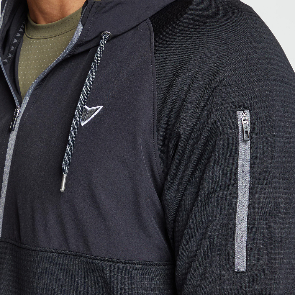 Men's Korsa Shield 1/2 Zip Hoodie - Lightweight Fleece Pullover with Kangaroo Pocket - Perfect for Outdoor Activities & Casual Wear
