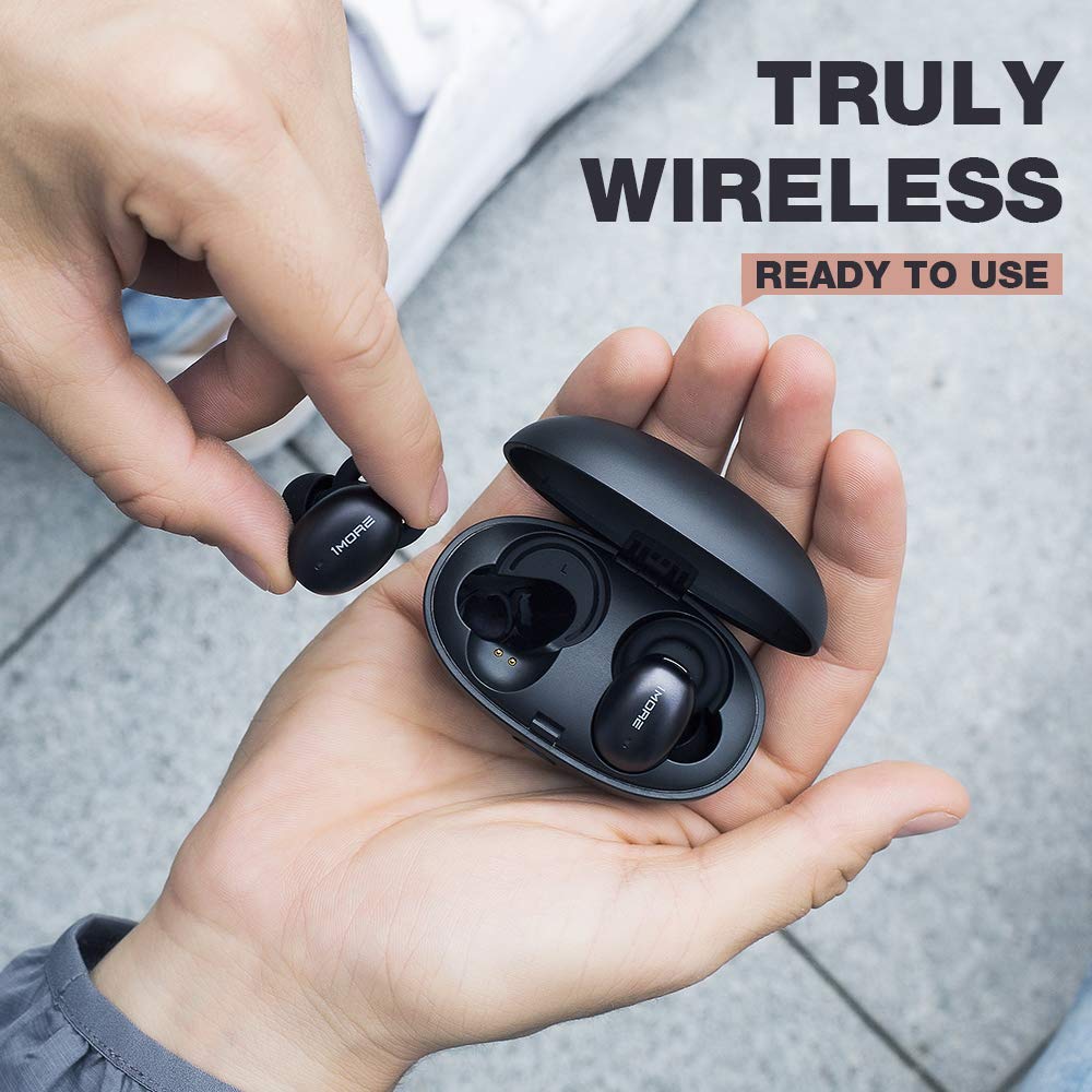 1MORE Stylish True Wireless Earbuds with Bluetooth 5.0 | Hi-Fi Stereo Sound & Deep Bass | Built-in Mic for Calls | 24H Playtime with Charging Case | Renewed | Perfect for Workouts, Commuting & Travel