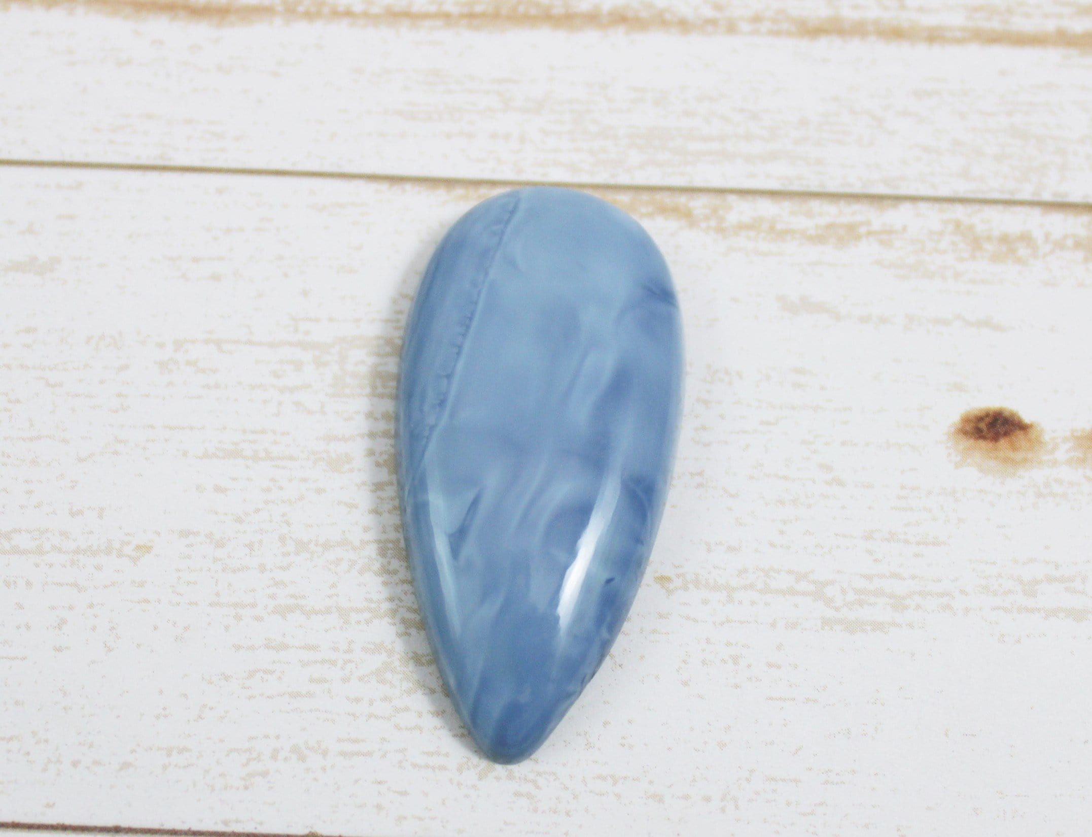Natural Blue Opal Cabochons for Jewelry Making - High Quality Gemstone Beads for Necklaces, Rings & DIY Crafts