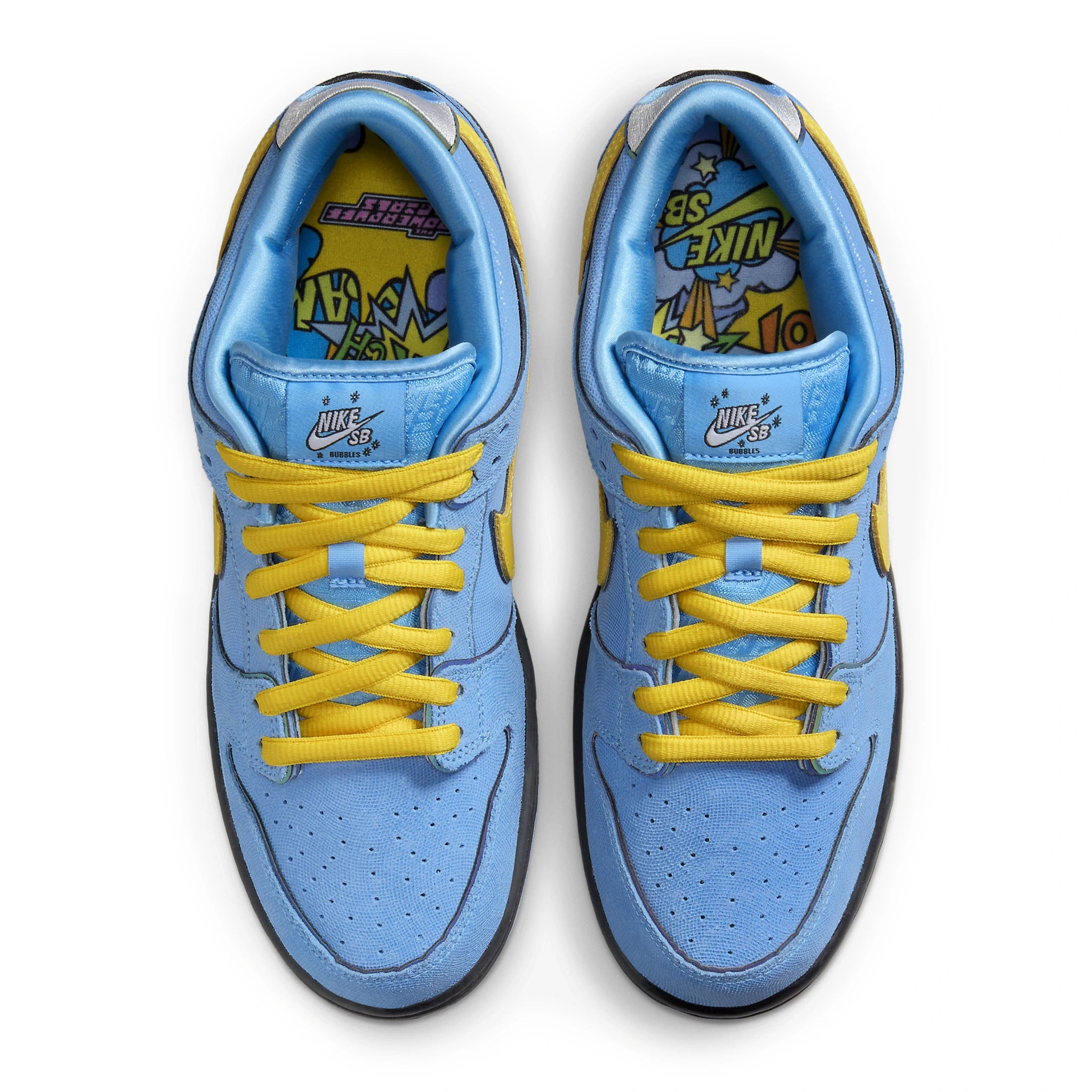 Powerpuff Girls x Nike SB Dunk Low Bubbles Sneakers - Cartoon-Inspired Skate Shoes for Women & Men - Perfect for Streetwear, Skateboarding & Pop Culture Fashion