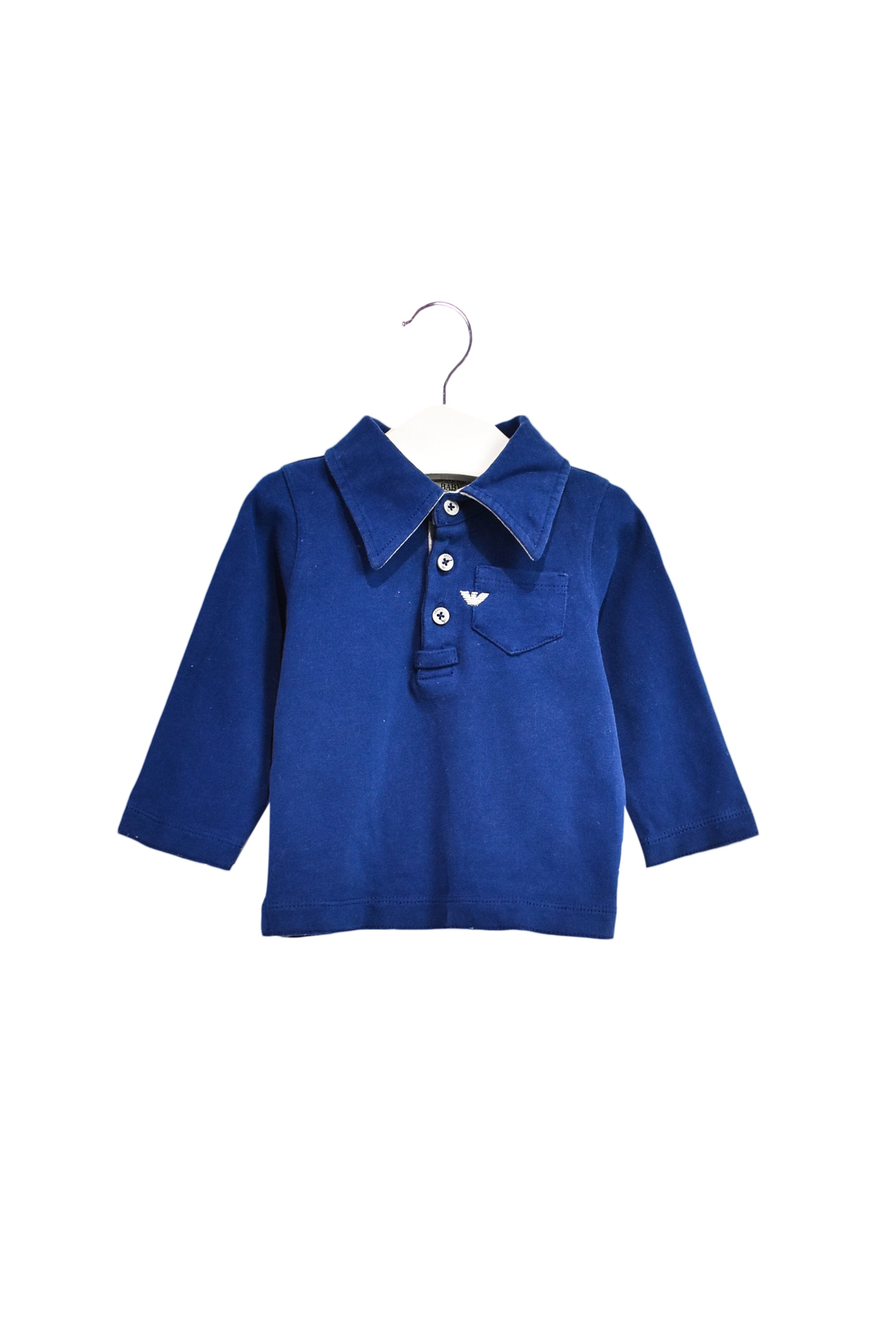 Armani Baby Polo Shirt for Infants 6 Months | Soft Cotton Short Sleeve Top for Boys & Girls | Perfect for Casual Outings, Family Photos & Special Occasions