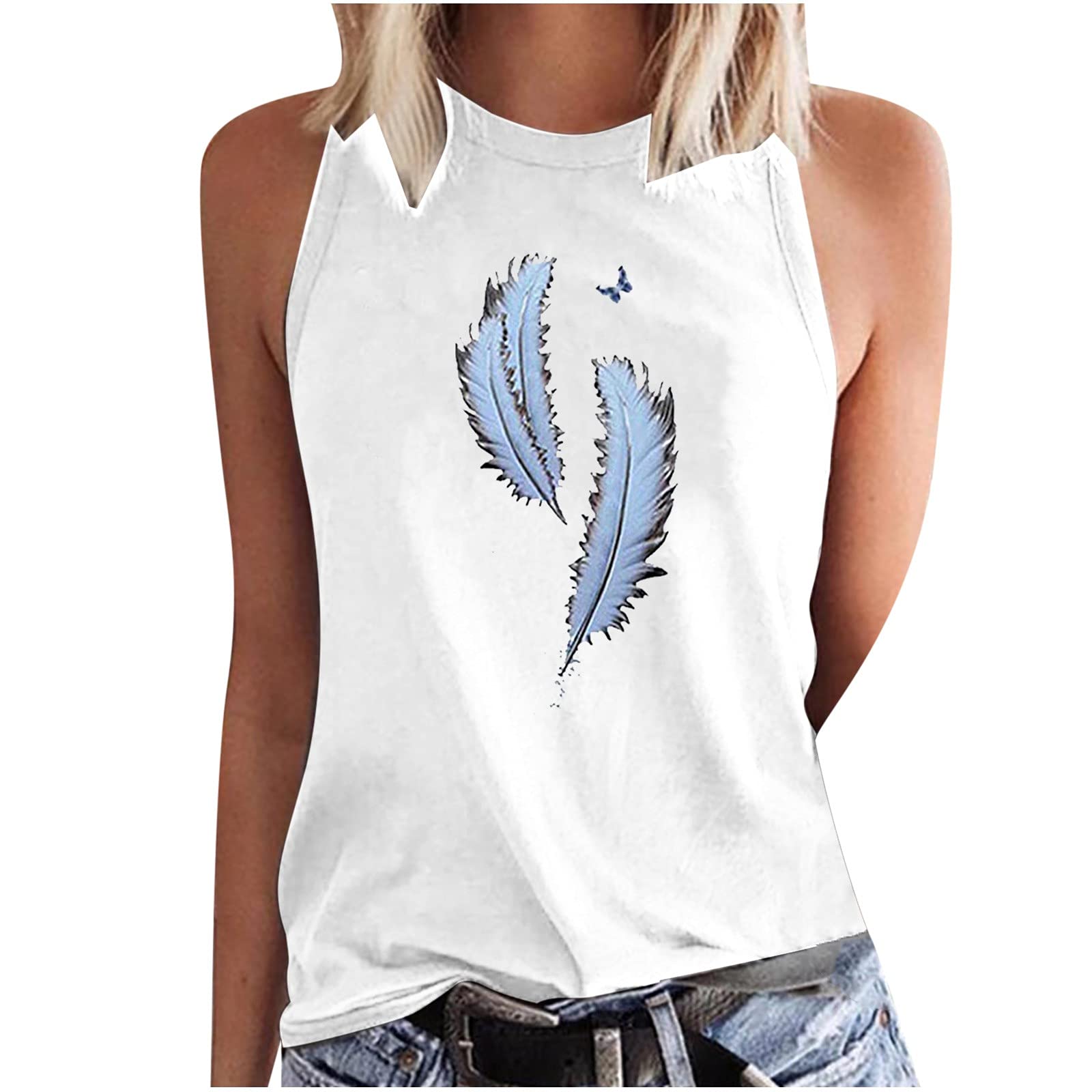 Women's Workout Tank Tops - Breathable Sleeveless Summer Tops with Solid Colors & Stylish Patterns | Perfect for Gym, Yoga, Running & Casual Wear