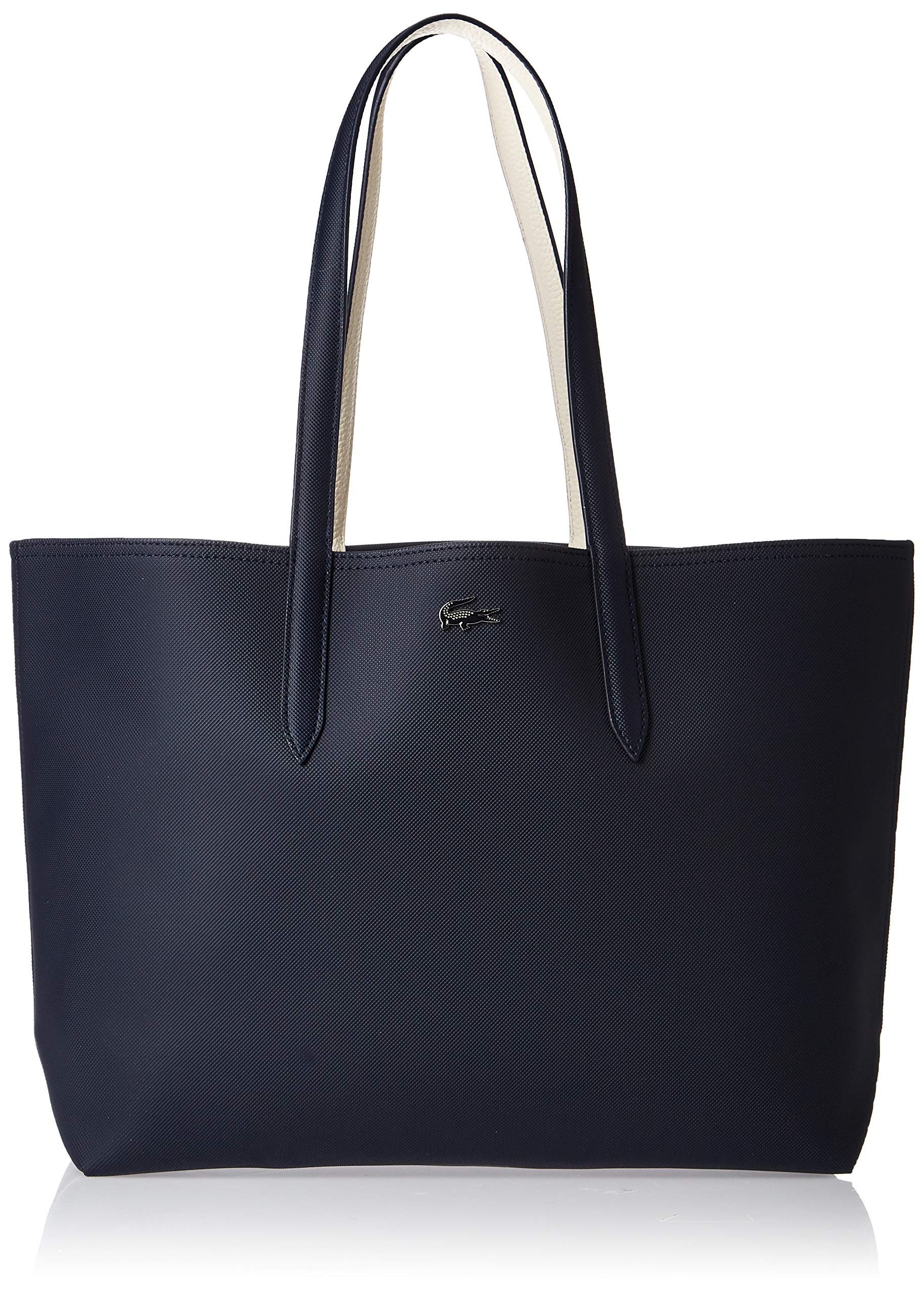 Lacoste Reversible Anna Tote Bag for Women | Stylish Canvas Shoulder Handbag | Perfect for Work, Travel & Shopping