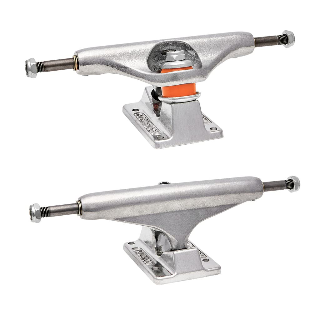 Premium Independent Skateboard Trucks Kit with Bigfoot 55mm 83A Soft Wheels, Bones Reds Bearings, 1