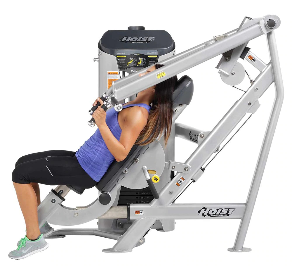 HD 3300 Chest Press & Shoulder Press Machine - Heavy Duty Home Gym Equipment for Strength Training & Muscle Building | Perfect for Home Workouts & Commercial Gyms
