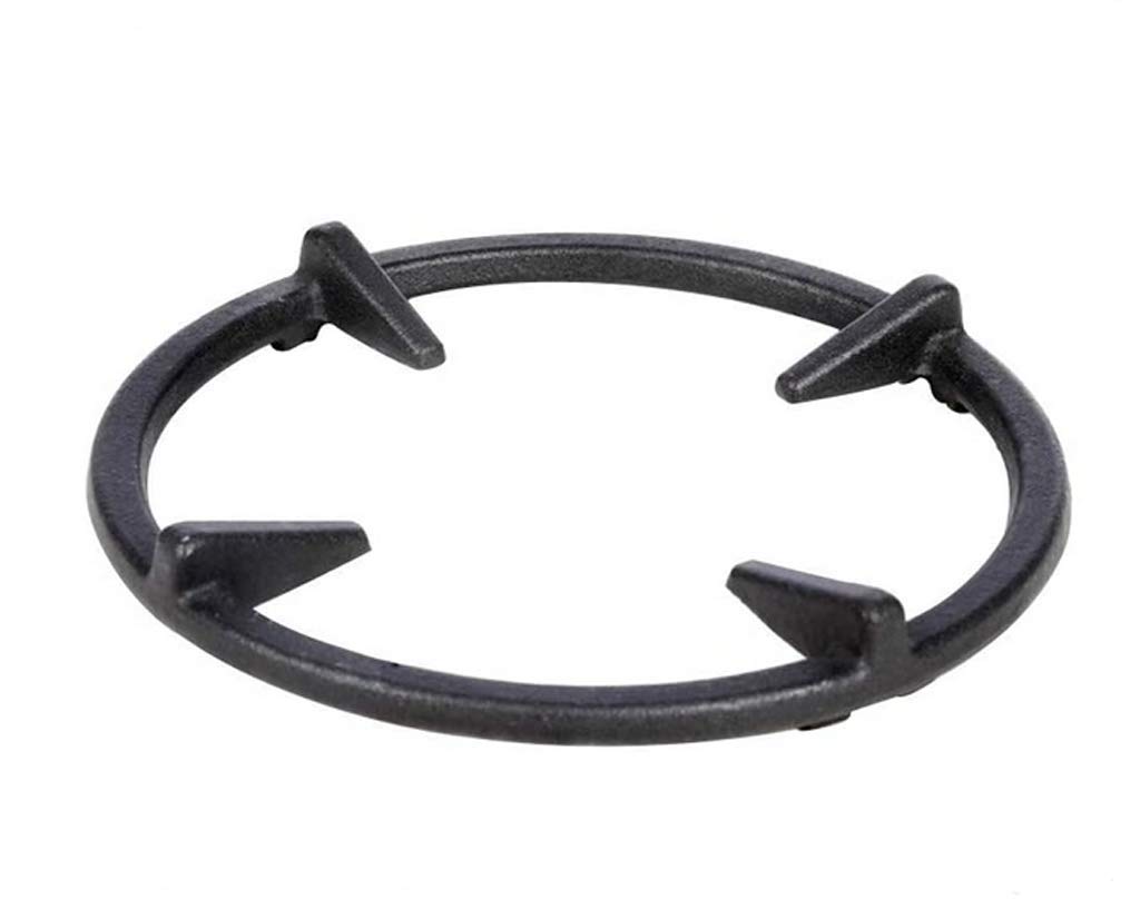 Non-Slip Cast Iron Wok Ring for Gas Stove - Heavy Duty Wok Support Stand, Stove Trivet & Cooktop Range Pan Holder - Perfect for Stir-Frying, Deep Frying & Milk Pot Heating - Essential Gas Stove Accessories for Asian Cooking & Professional Kitchens
