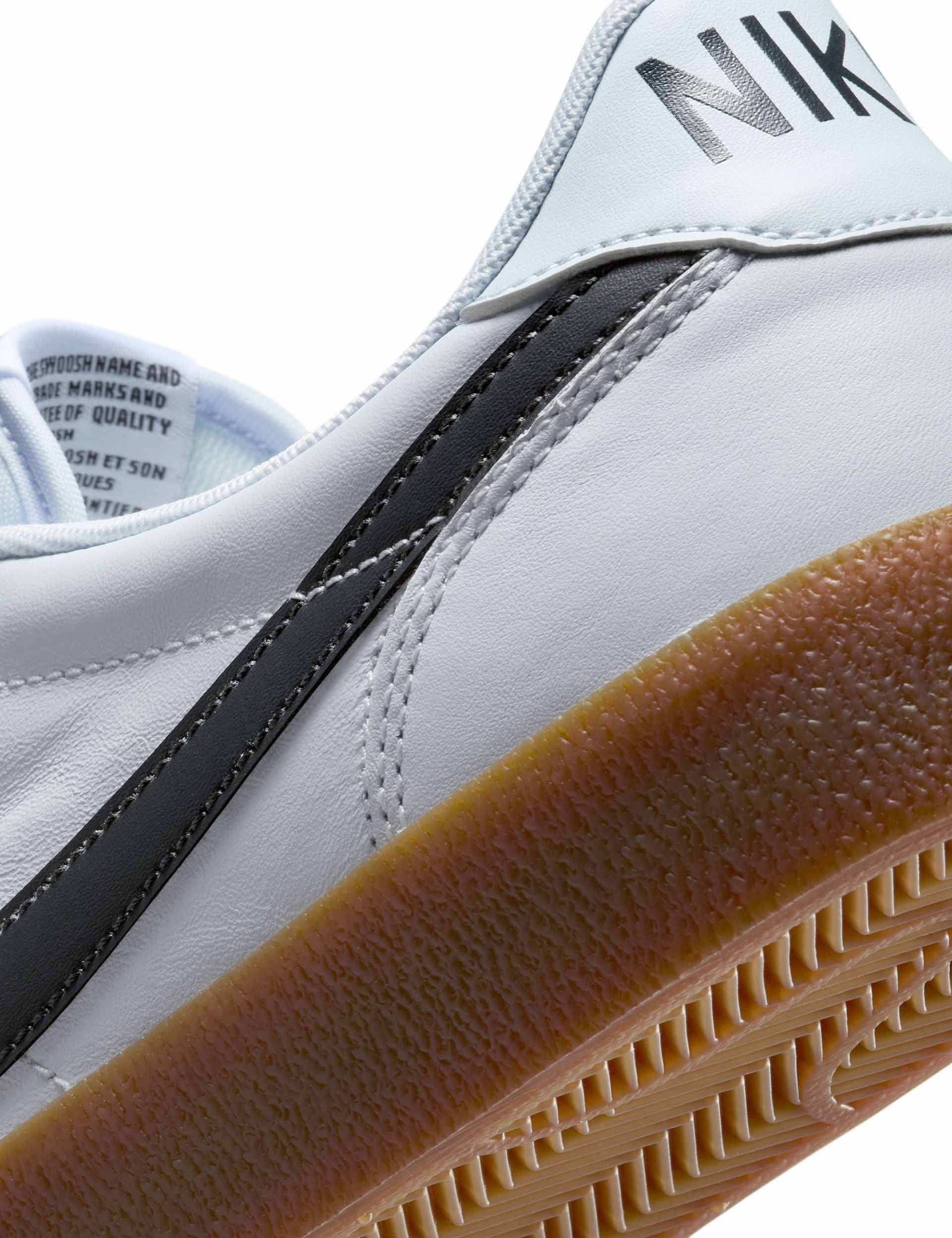 Nike Killshot 2 Leather Sneakers - Football Grey/White/Gum Medium Brown | Men's Casual Shoes for Everyday Wear & Street Style