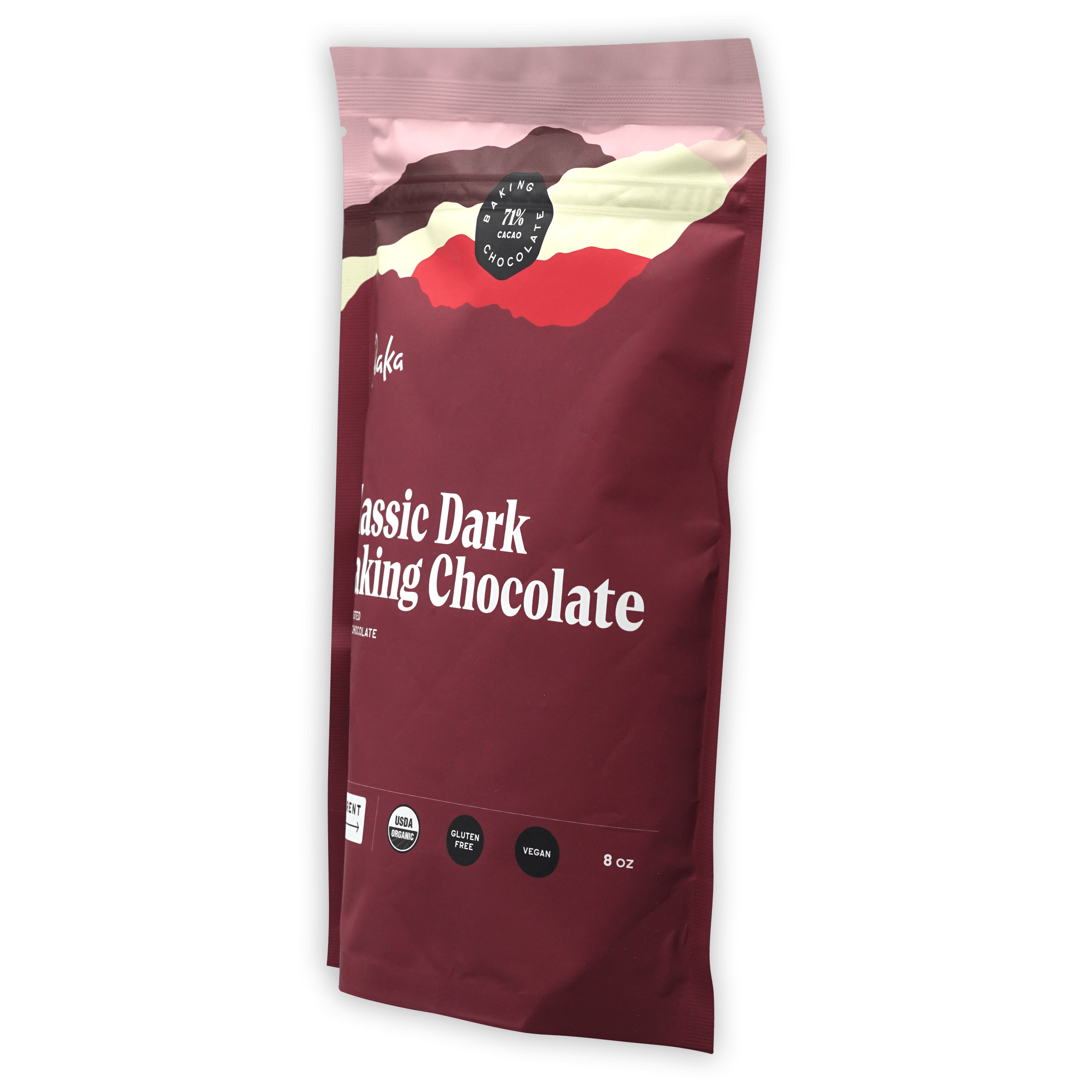 Raaka Organic Dark Baking Chocolate 71% Cacao - Perfect for Cookies, Cakes & Desserts | Vegan & Gluten-Free