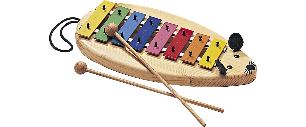 Sonor Children's Glockenspiel Mouse - 8-Note Musical Instrument for Kids, Early Childhood Education Toy - Perfect for Classroom, Playroom & Music Lessons