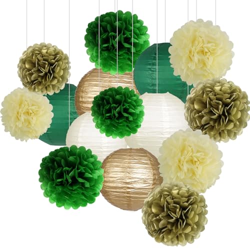 Green/Ivory/Gold