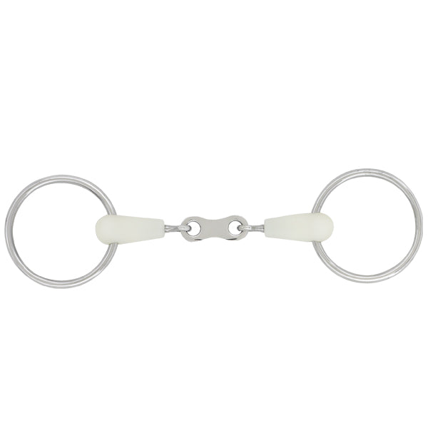Happy Mouth French Loose Ring Snaffle Bit for Horses - Comfortable & Gentle Training Bit for Dressage, Jumping & Trail Riding
