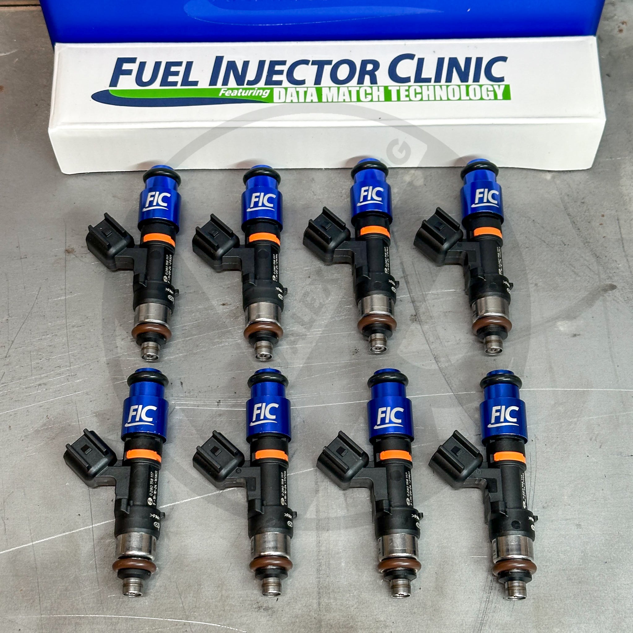 FIC Fuel Injector Clinic 1000cc High Impedance Fuel Injectors IS403 1000H - Compatible with 1986-2012 Ford Mustang | High Performance Upgrade for Racing & Street Tuning